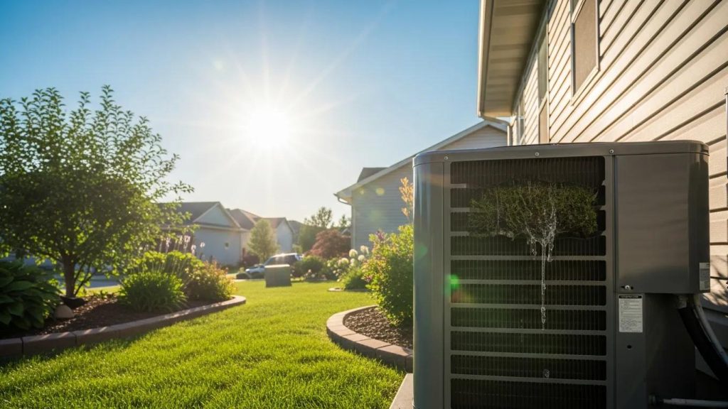 HVAC system under stress during late summer heat